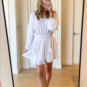 Linen mini dress